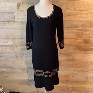 Tommy Hilfiger‎ women’s black  knit dress in size medium